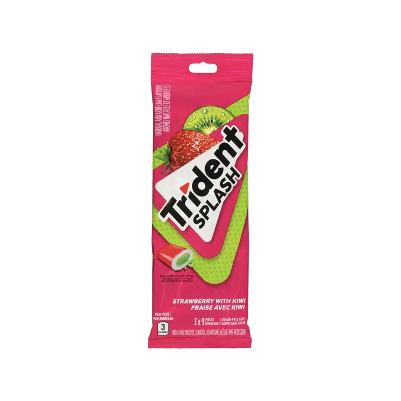 TRIDENT - SPLASH STRAWBERRY KIWI 6x18x3 PK