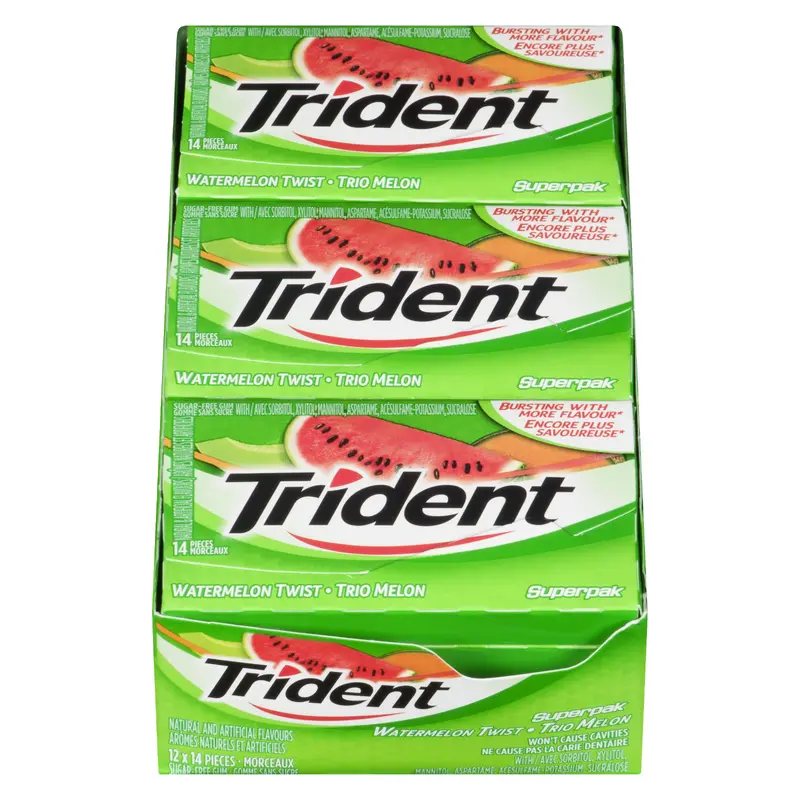 TRIDENT - WATERMELON 12x14 EA