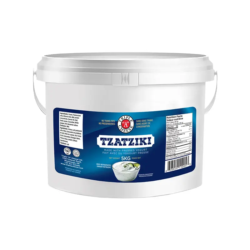 TRIPLE A CHEESE - REGULAR TZATZIKI 5KG