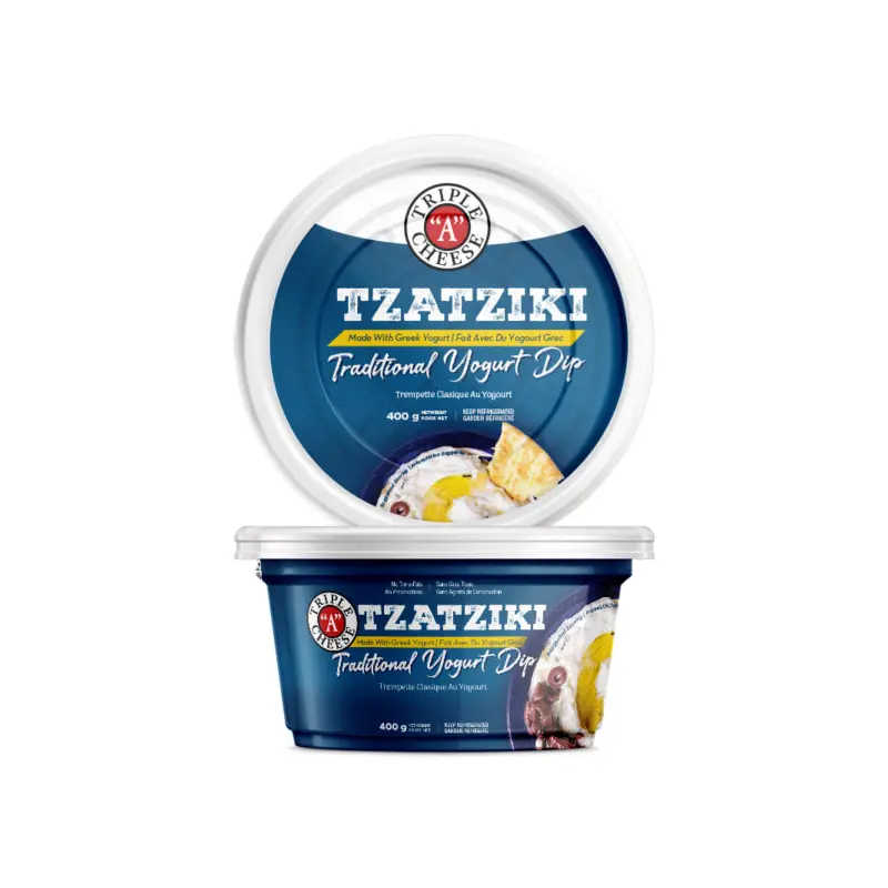 TRIPLE A - TZATZIKI TRADITIONAL YOGURT DIP 400GR