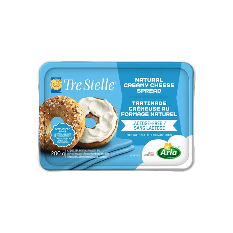 TRE STELLE - CREAM CHEESE LACTOSE FREE 10x200 GR