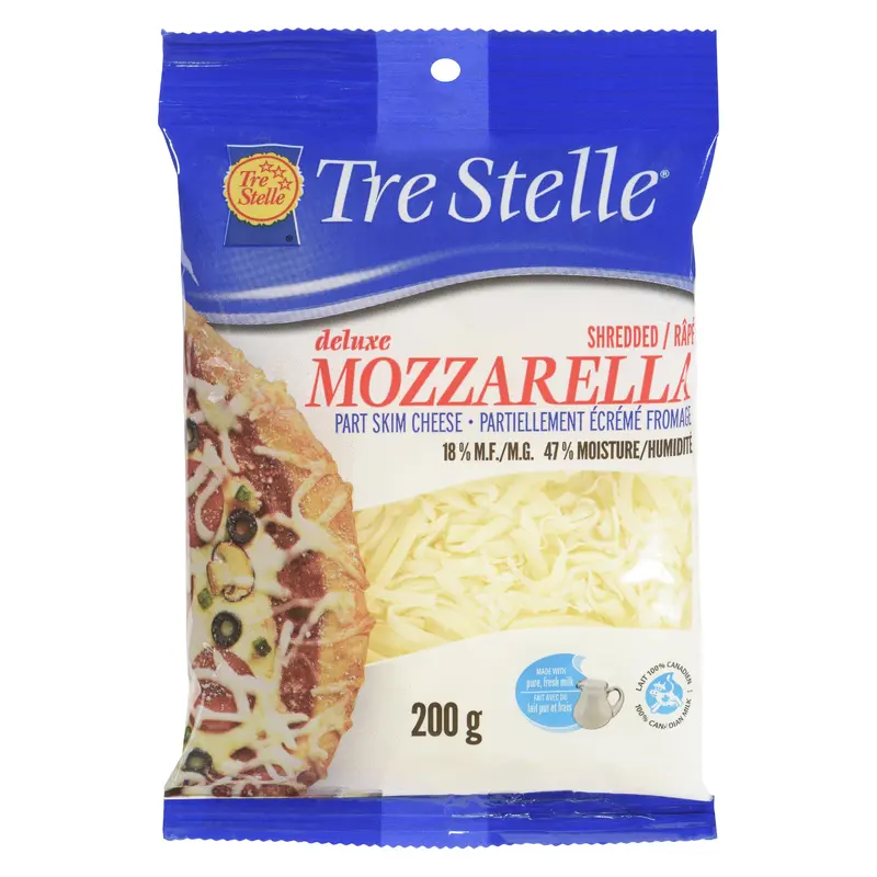 TRE STELLE - DELUXE SHREDDED MOZZARELLA 200GR