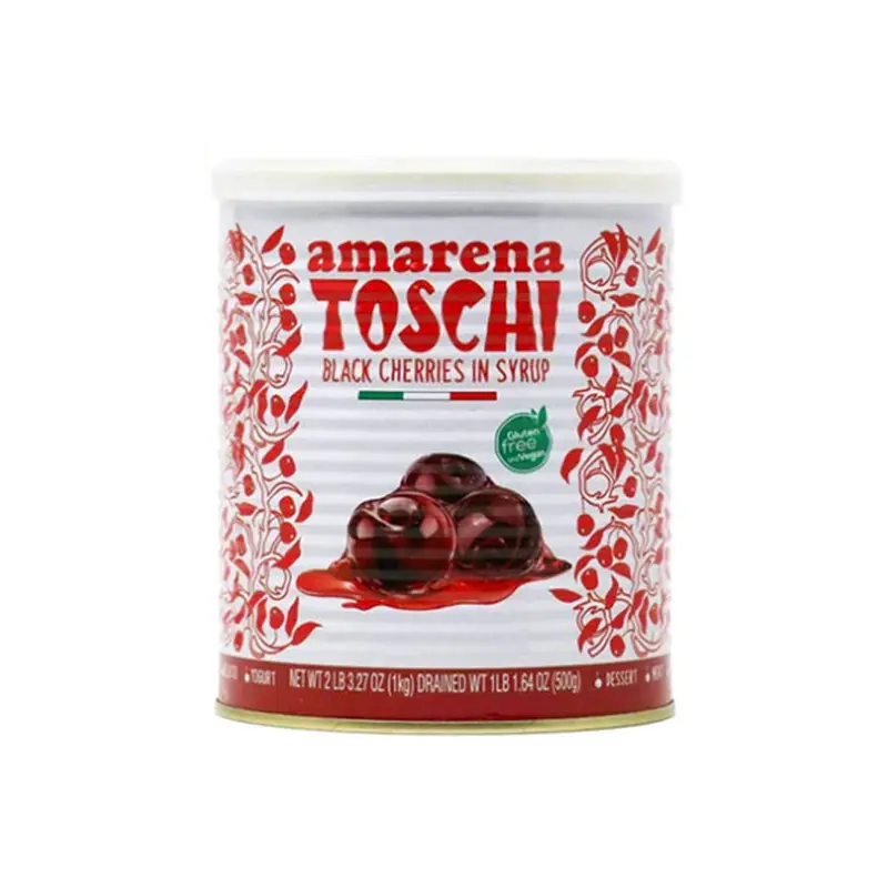 TOSCHI - AMARENA CHERRIES IN SYRUP 6X1KG