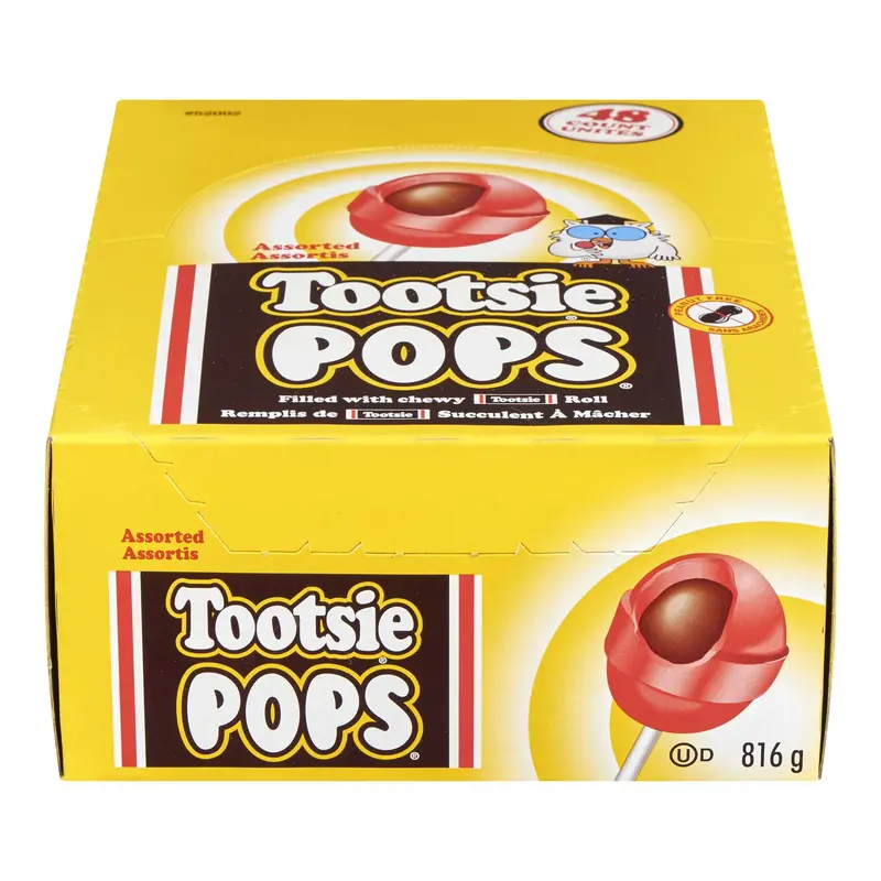 TOOTSIE ROLL - ASSORTED POPS 48EA
