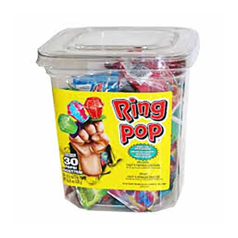 TOPPS - RING POP JAR 30x4.5 GR