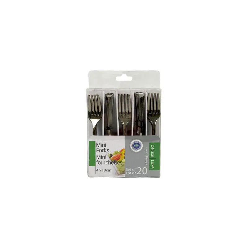 TODAY'S - PLASTIC MINI FORK SET 20PCS