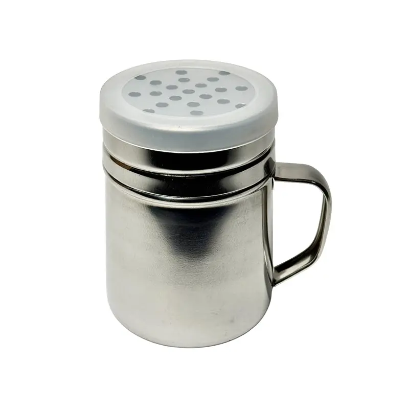TODAYS KITCHEN - STAINLESS STEEL 10OZ COARSE SPICE/CHEESE SHAKER(MEDIUM HOLE EA