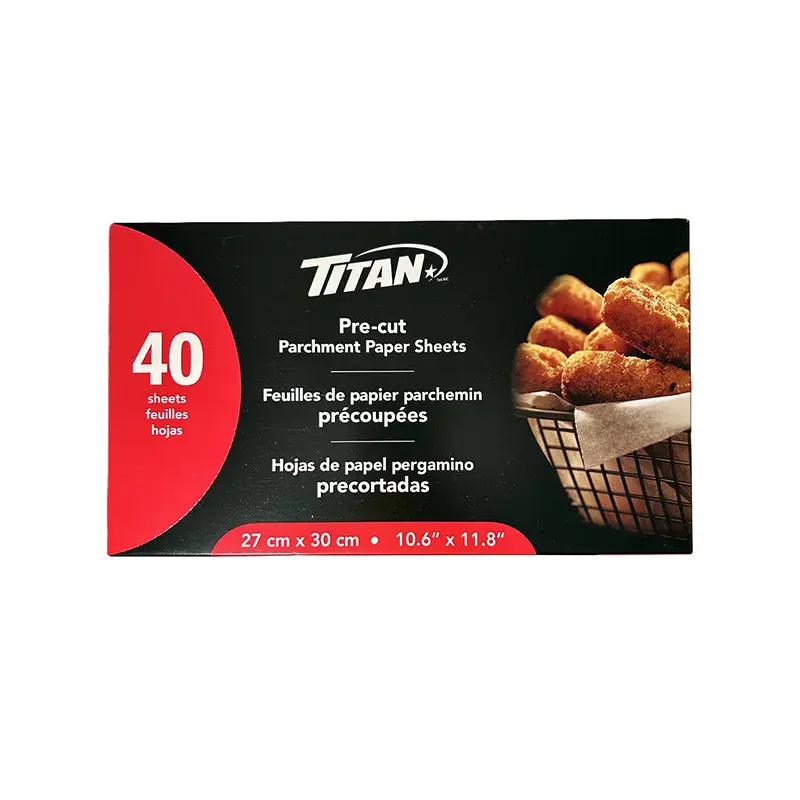 TITAN - PARCHMENT PAPER SHEETS 27x30cm 24x40 EA