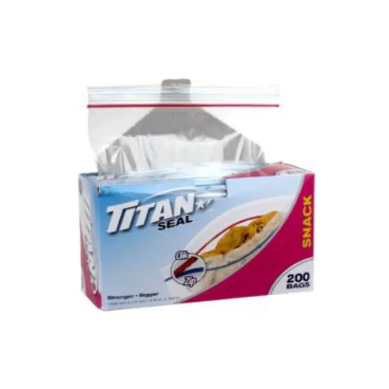 TITAN - CLIK ZIP MEDIUM FREEZER BAG 20EA