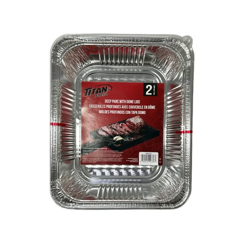 TITAN - DEEP PANS & DOME LIDS 2EA