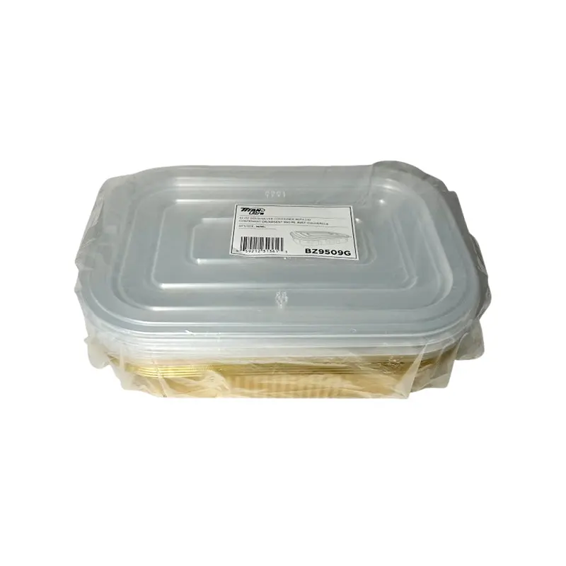 TITAN - 32OZ GOLD SILVER CONTAINERS W LIDS 10EA