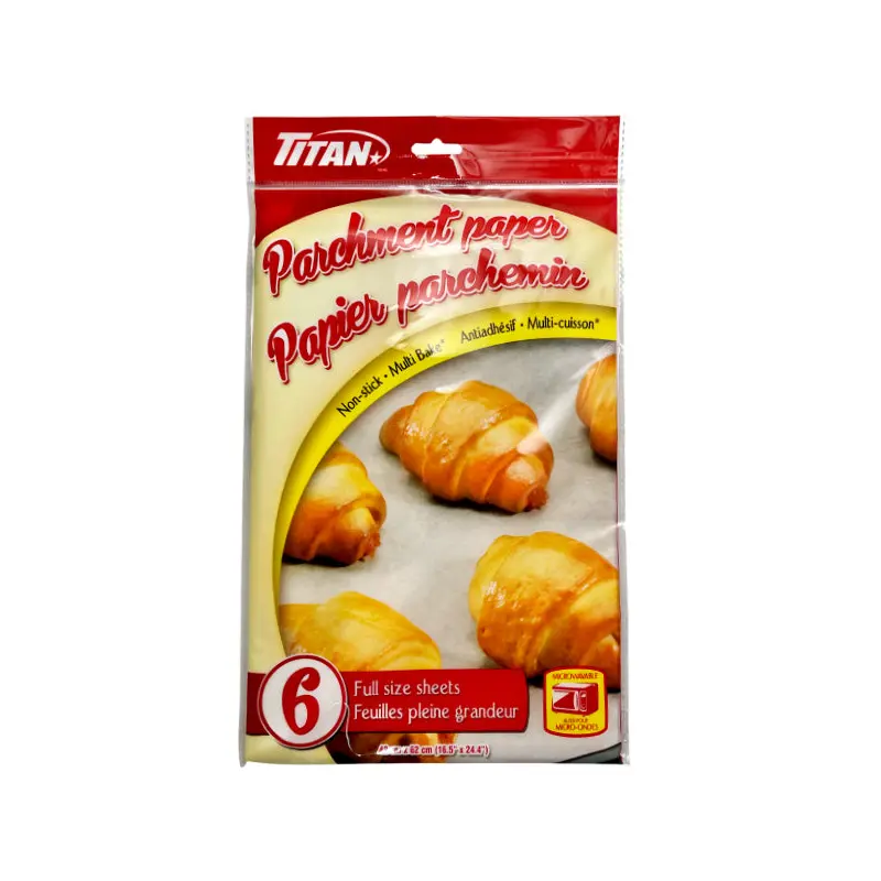 TITAN - BAKING PAPER 41.6CMX61.9CM 6PK