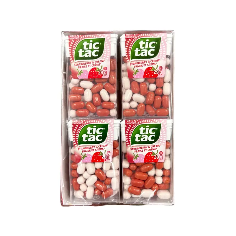TIC TAC - STRAWBERRY & CREAM 24x12x29 GR