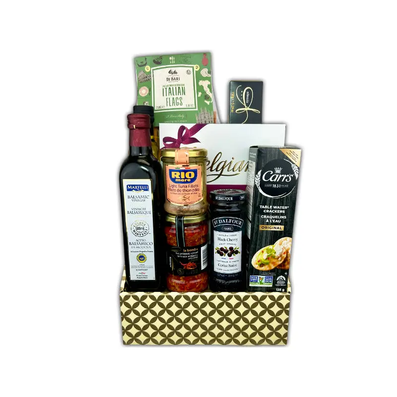 THE GOLDEN GOURMET GIFT BASKET EA