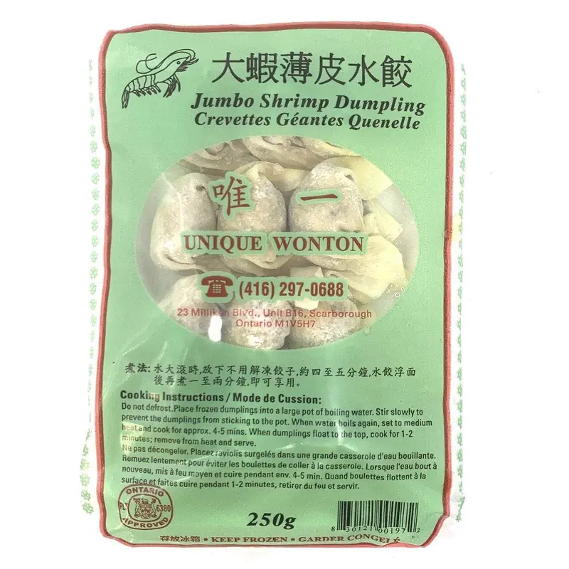 UNIQUE WONTON JUMBO SHRIMP DUM