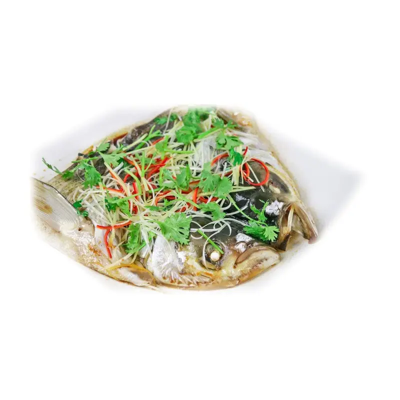 Steamed Salmon Head