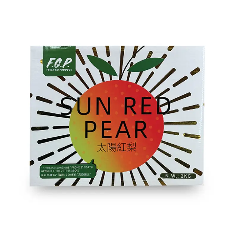 Sun Red Pear In Box