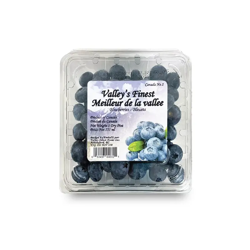 Small Box Of Blueberries