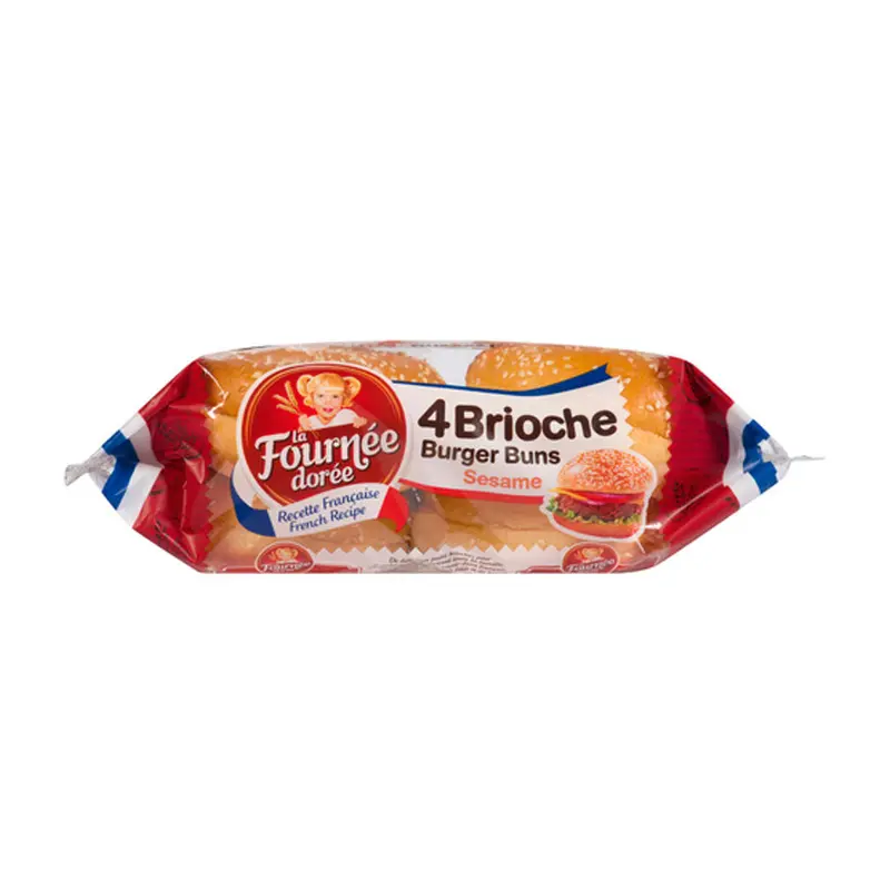LaFournee Doree 4 Brioches Burger BunsSesame)