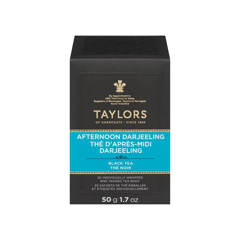 TAYLORS OF HARROGATE - AFTERNOON DARJEELING TEA 6x20 PK