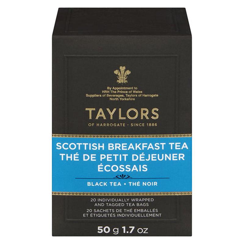 TAYLORS OF HARROGATE - SCOTTISH BREAKFAST TEA  50GR 6x20 PK