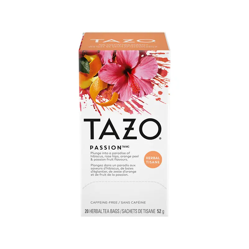 TAZO - HOT HERBAL PASSION TEA 6x20 CT