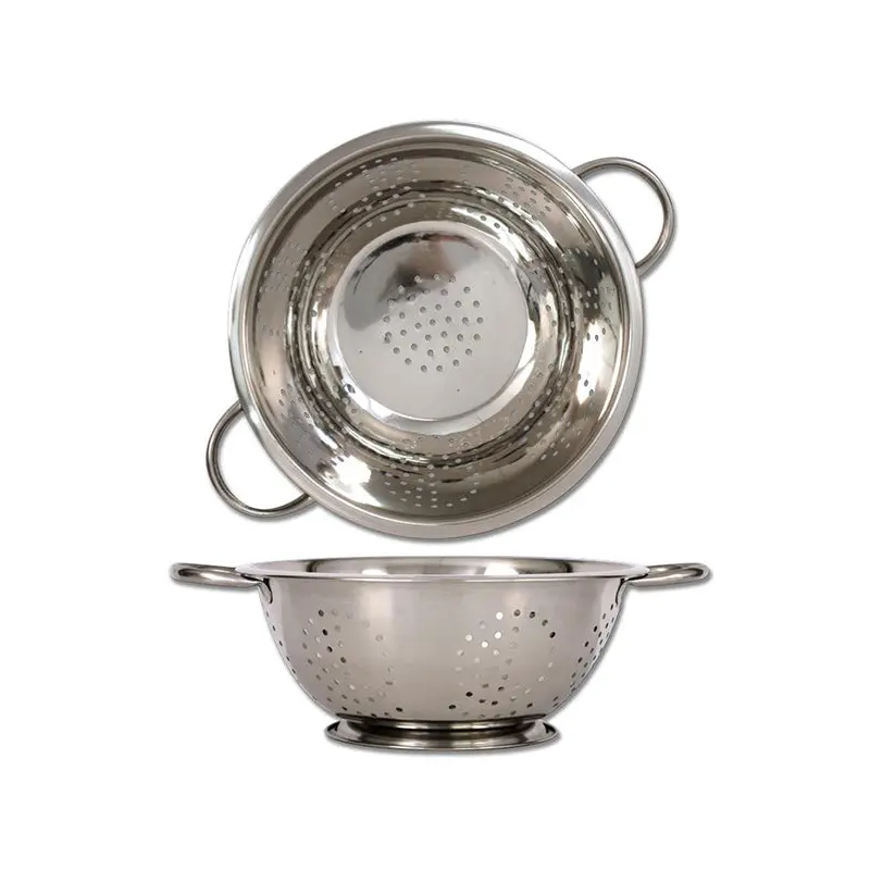 SYMAK - COLANDER STAINLESS STEEL 9.5IN 6x EA
