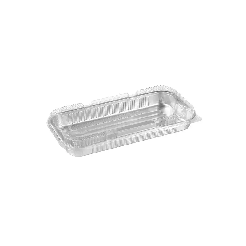 TALTHI - 2222ml RECTANGULAR ALUM CONTAINER W LID 10EA