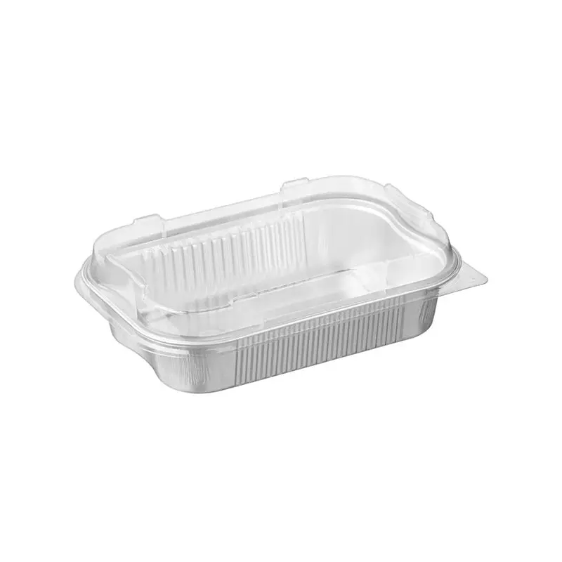 TALTHI - ALUMINUM RECT CONTAINER W/LID 1020ML 14x15 EA