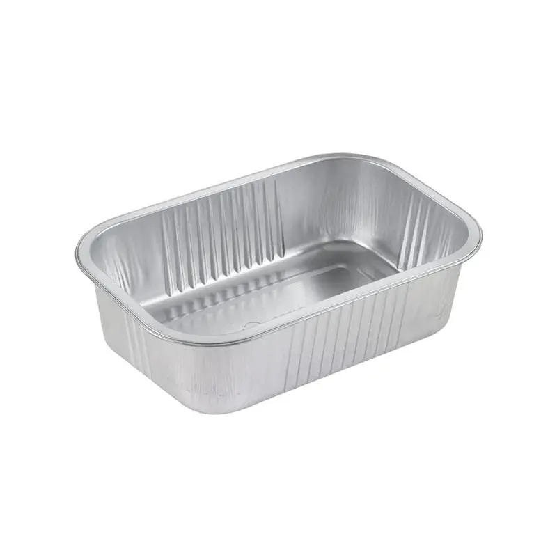 TALTHI - ALUMINUM RECT CONTAINER W/LID 1380ML 12x15 EA