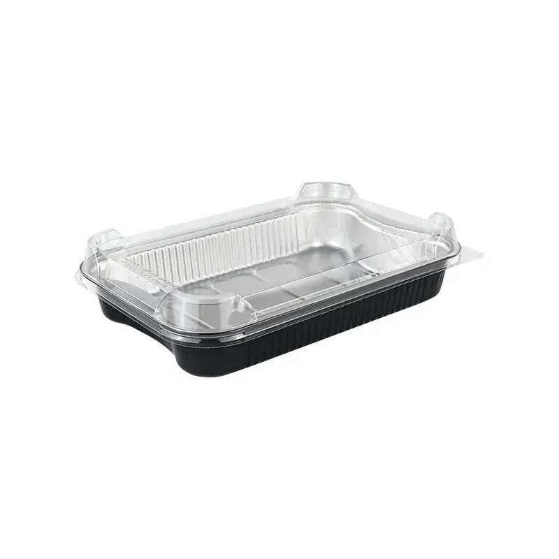 TALTHI - ALUMINUM RECT CONTAINER W/LID 1920ML 12x10 EA