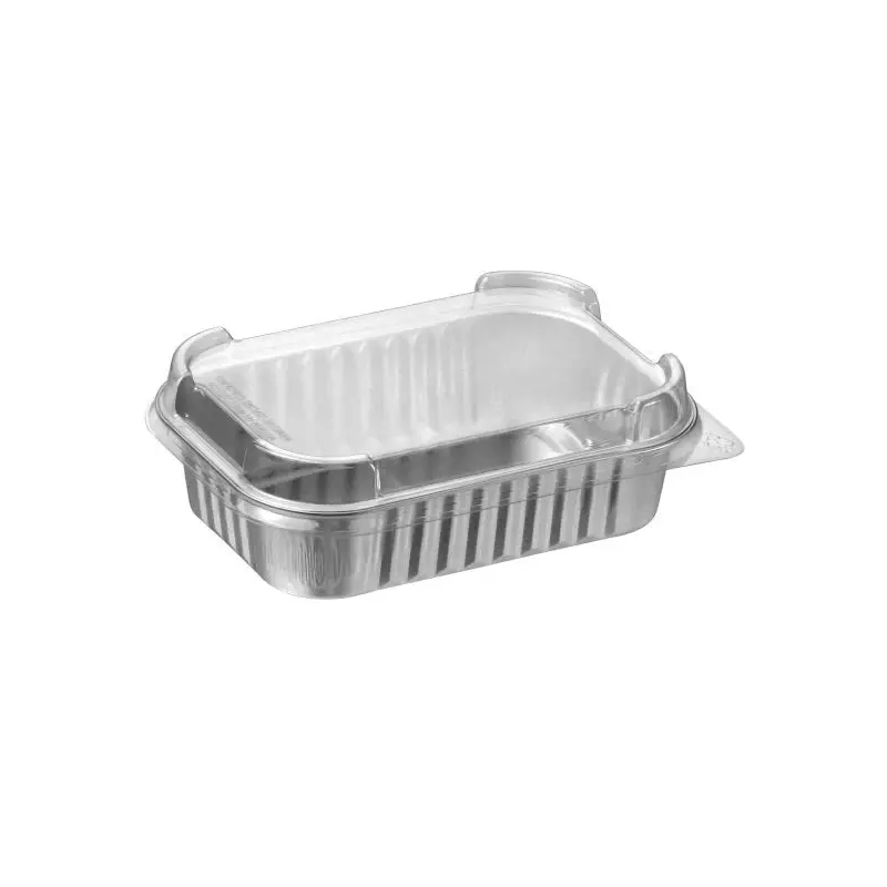 TALTHI - ALUMINUM RECT CONTAINER W/LID 430ML 20x15 EA