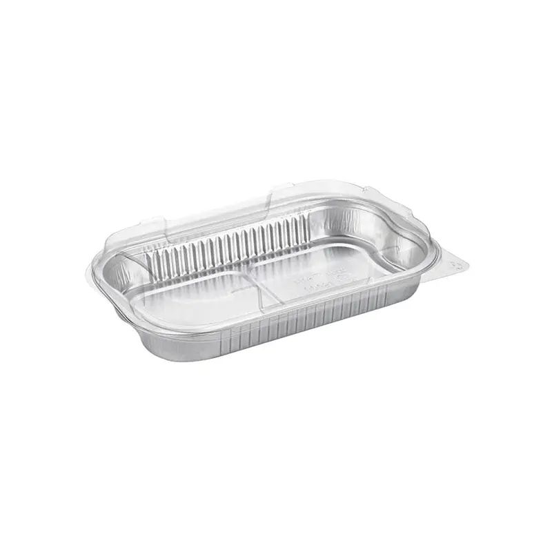 TALTHI - ALUMINUM RECT CONTAINER W/LID 650ML 16x15 EA