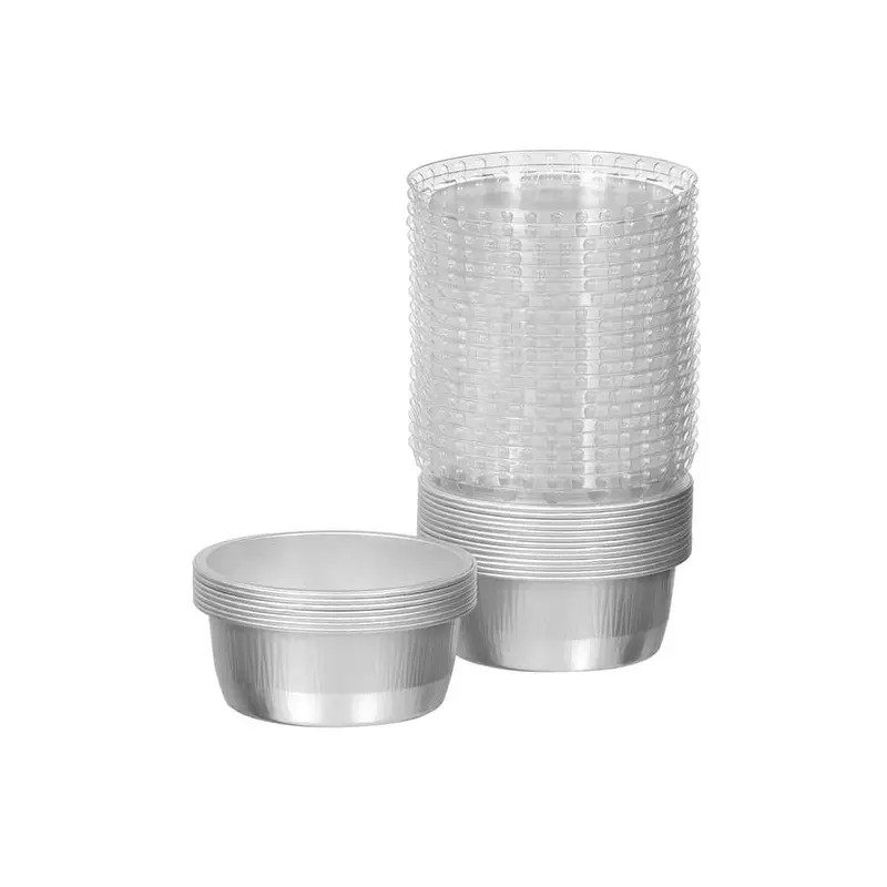 TALTHI - ALUMINUM RND CONTAINER W/LID 290ML 20x20 EA