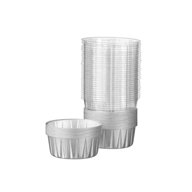 TALTHI - ALUMINUM ROUND CONTAINER W/LID 176ML 25x30 EA