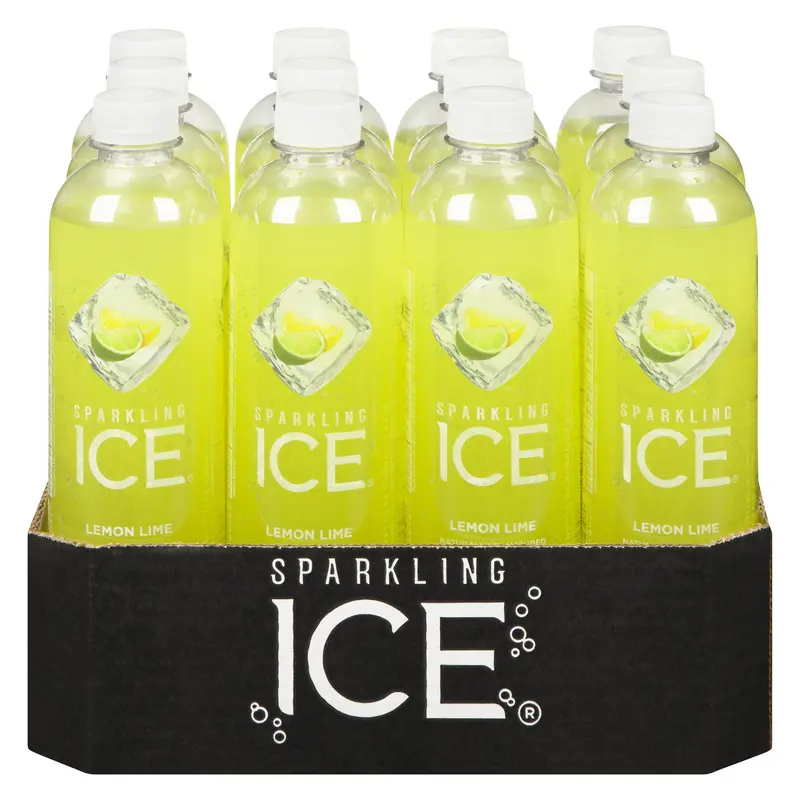 SUN RYPE - SPARKLING ICE LEMON LIME PET 12x503 ML