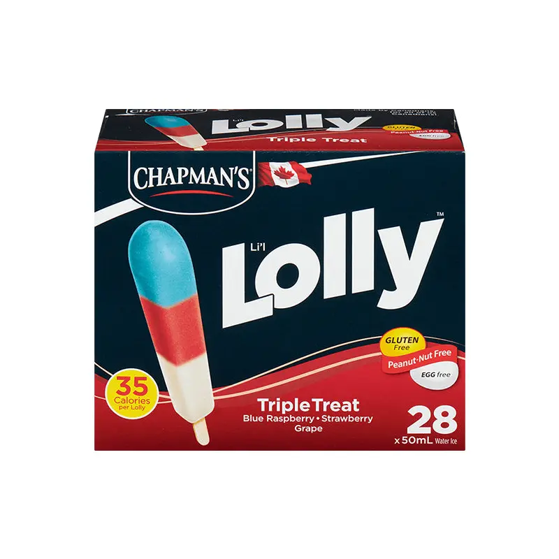 SUPER LOLLY - TRIPLE TREAT 28x50 ML