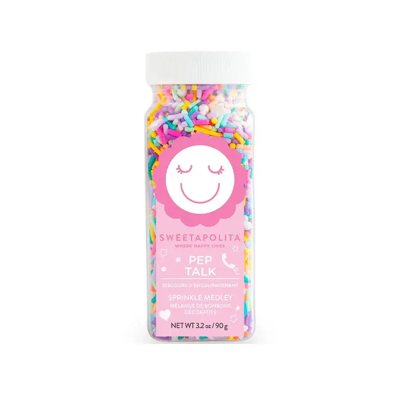SWEETAPOLITA - PEP TALK VEGAN SPRINKLE MEDLEY BOTTLE 6x90 GR