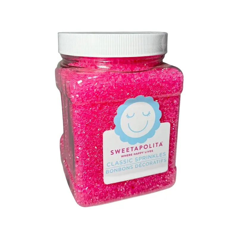 SWEETAPOLITA - PINK COARSE SUGAR TUB 860GR