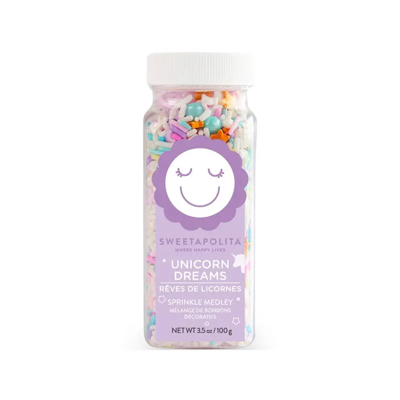 SWEETAPOLITA - UNICORN DREAMS SPRINKLE MEDLEY BOTTLE 48x100 GR