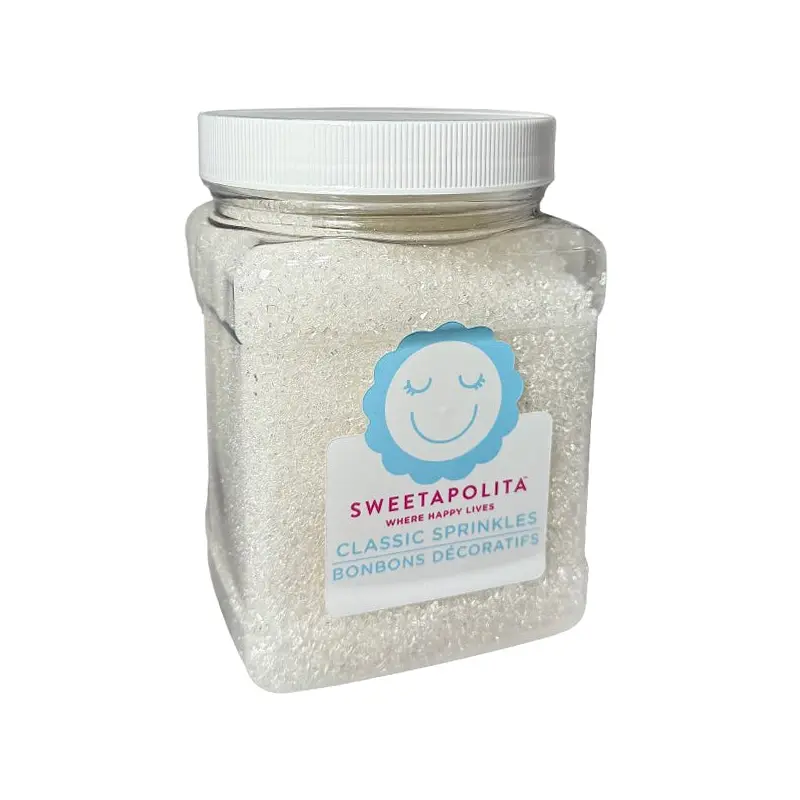 SWEETAPOLITA - WHITE COARSE SUGAR TUB 6x860 GR