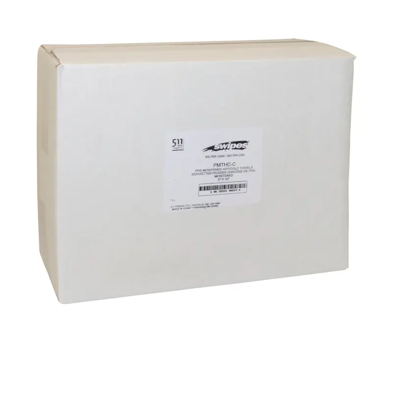 SWIPES - PRE MOISTENED HOT/COLD TOWEL 8X10IN 250EA