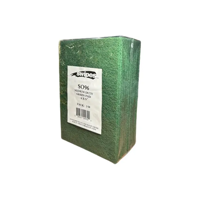 SWIPES - SCOURING GREEN PADS 6"X9" 6x10 PK