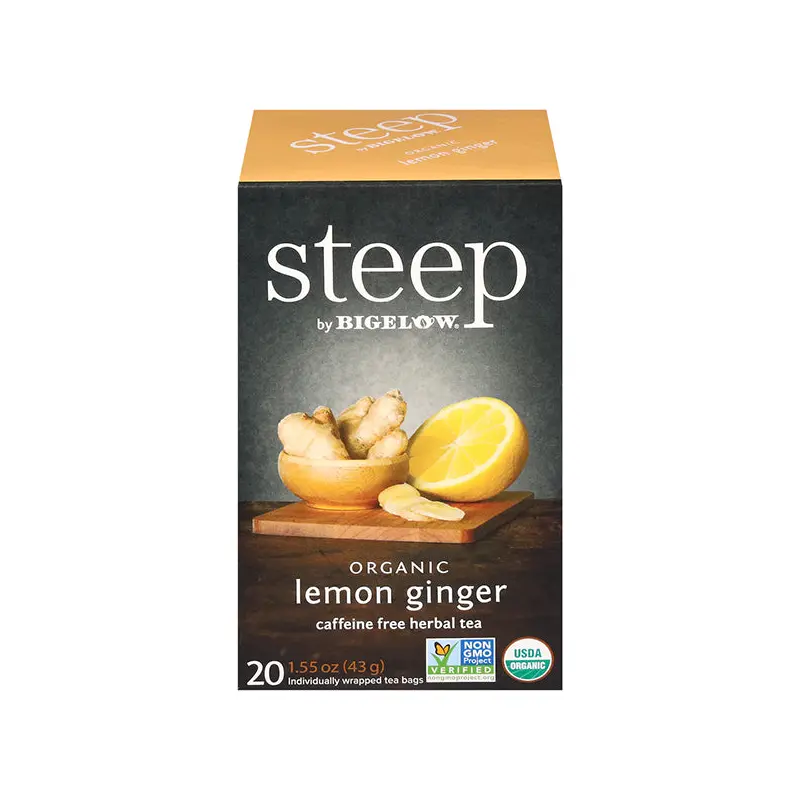 STEEP - ORGANIC LEMON GINGER 20EA