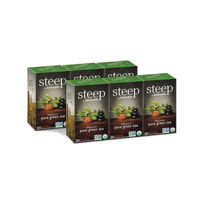 STEEP - ORGANIC PURE GREEN 6x20 EA
