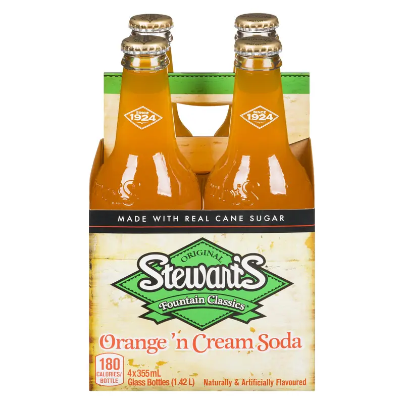 STEWARTS - ORANGE AND CREAM 4x355 ML