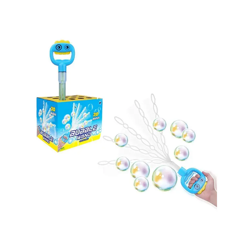 SUMMER DAYS - 32 HOLE SMILING FACE BUBBLE WAND 120ML