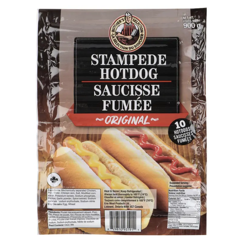 STAMPEDE - HOT DOGS ORIGINAL 900GR