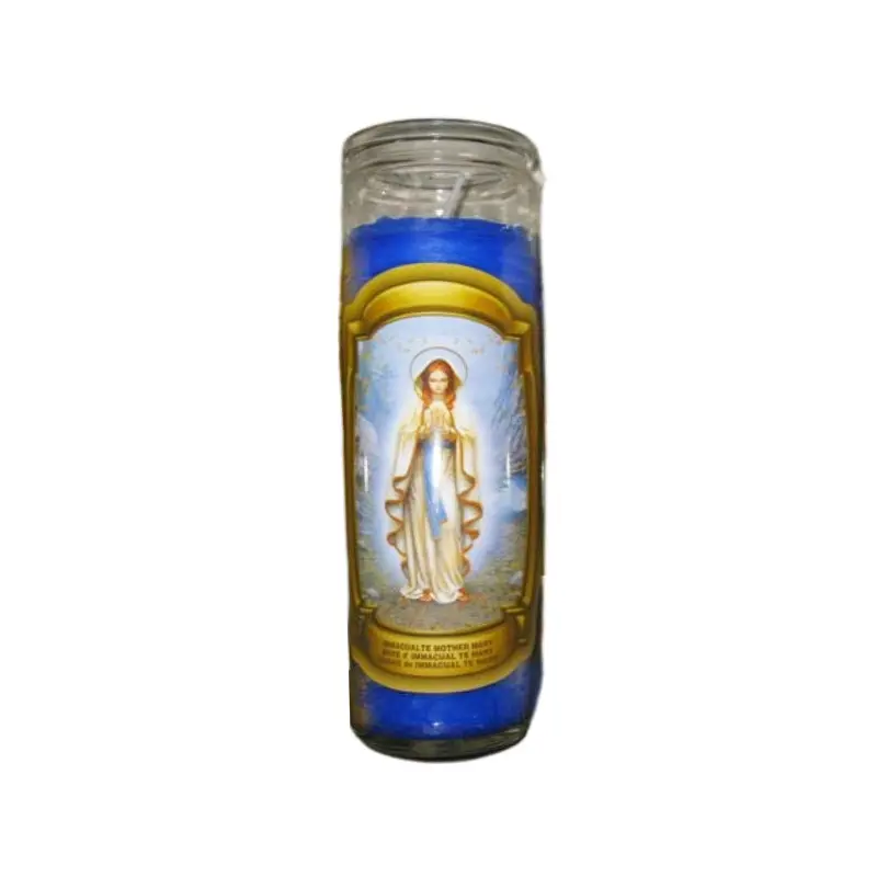 STANDA - REL.CANDLE IMMACULATE MOTHER MARY 1EA