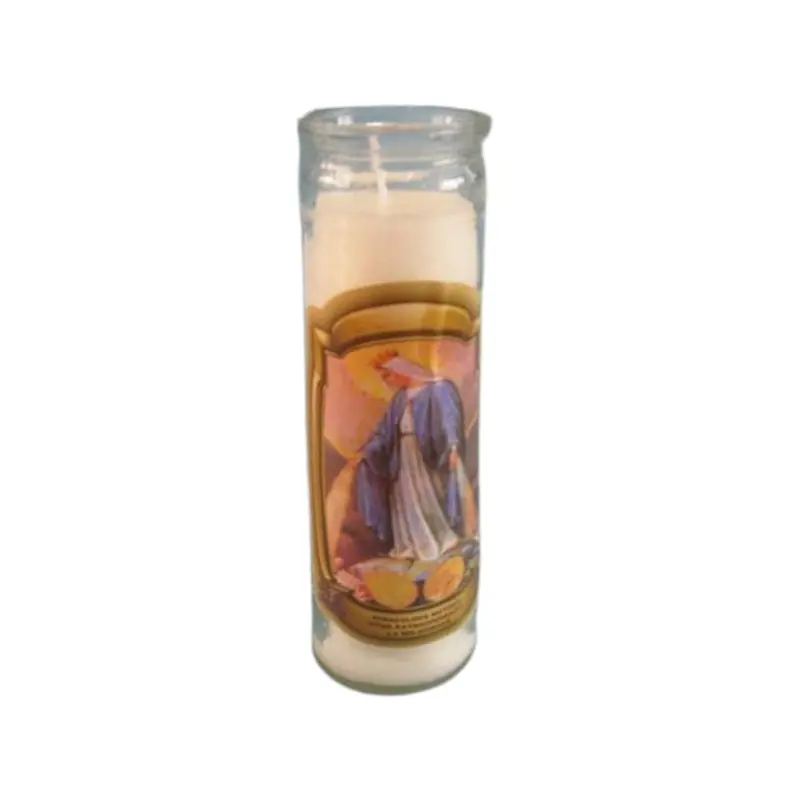 STANDA - REL.CANDLE MIRACULOUS MOTHER MARY 1EA